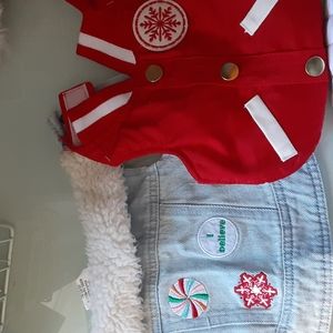 NEVER used dog clothes